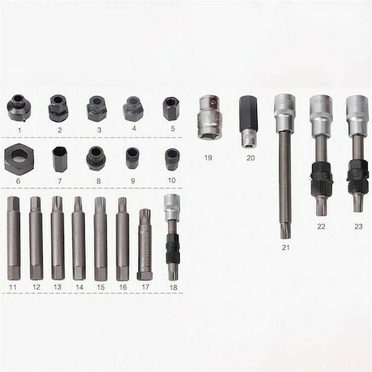 Car Alternator Pulley Tool Set 24 Pieces