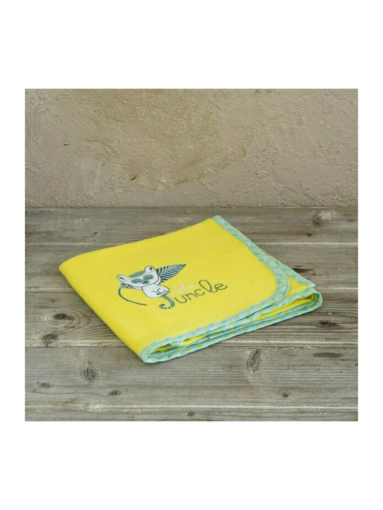 Nima Blanket Nursery Swaddling Blankets Akunga Waffle Yellow 80x110cm