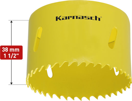 Karnasch Hole Saw Set HSS with Diameter 20mm for Metal HSSE CO 8%