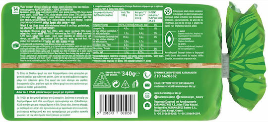 Karamolegos Toast Bread Rye Rye Toast 340gr