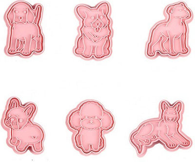 AGC Plastic Animal-Shaped Cookie Cutter 6pcs 00101545