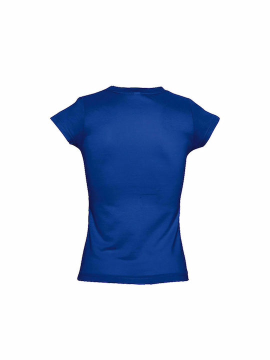 Sol's Moon Women's Short Sleeve Promotional T-Shirt Royal Blue