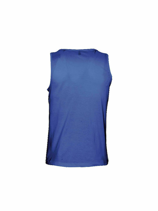 Sol's Justin Men's Sleeveless Promotional Blouse Royal Blue