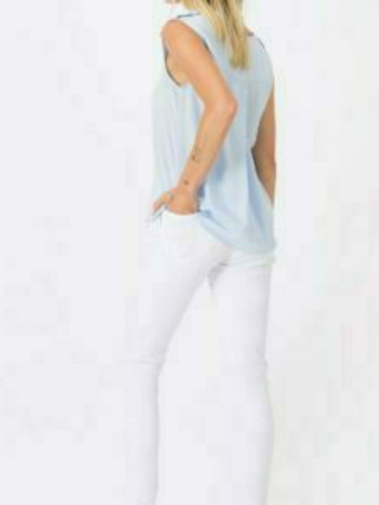 TIFFOSI LIGHT PUSH UP PANTS WHITE