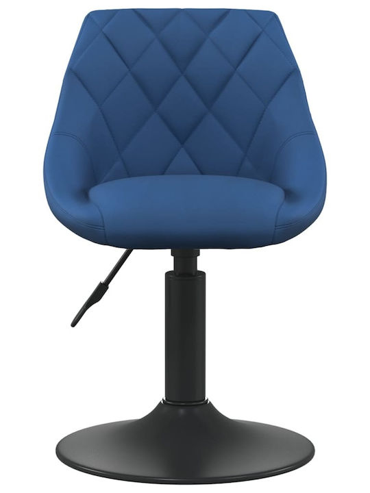 Rotativă Scaun Vizitator Albastru 46x44x77.5cm 1buc