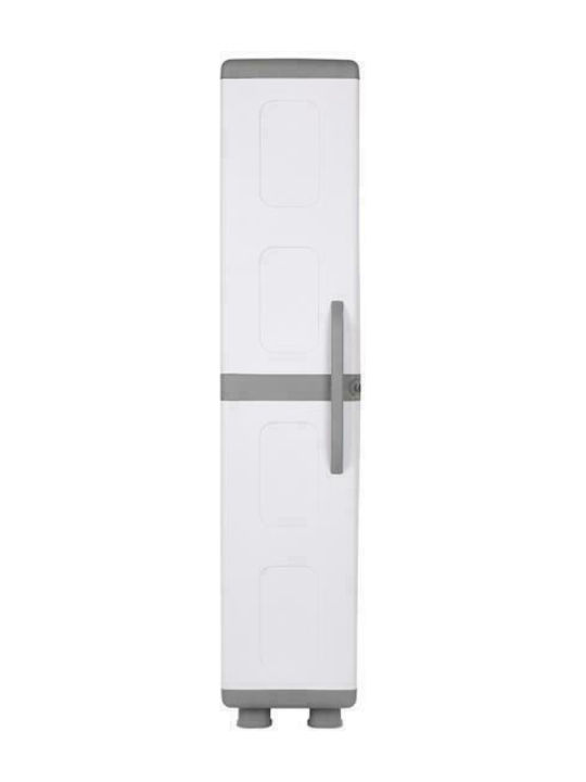 Einflügeliger Schrank Apollon Kunststoff mit 4 Regale 36x44x179cm