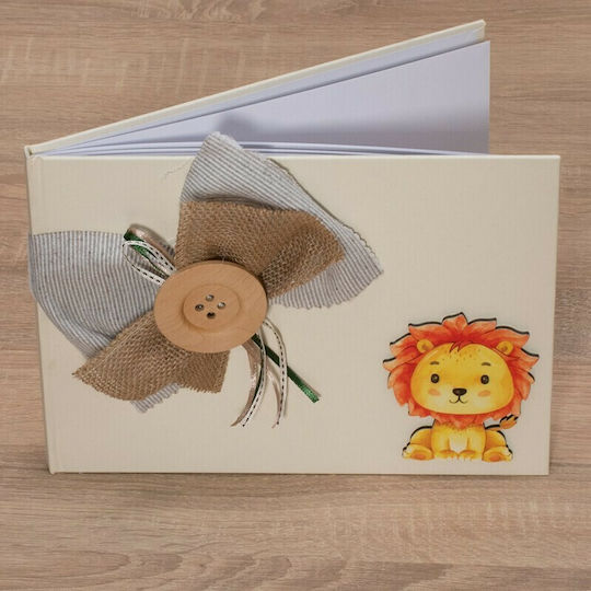 Papillon Kids Χειροποίητο Βιβλίο Ευχών με θέμα Ζωάκια από Χαρτόνι