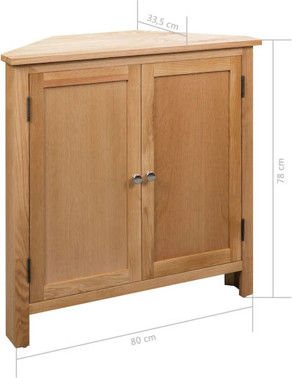 Dulap de Colț pardoseală Stejar 33.5x80x78buc