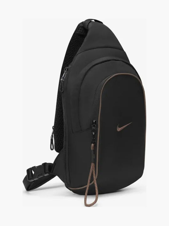 Sportswear Essentials Geantă pentru bărbați Pentru piept Neagră