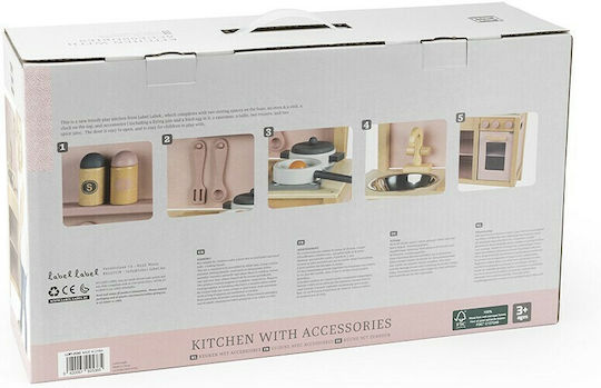 Label Label Kinderküche Aus Hölzern Für 3+ Jahre