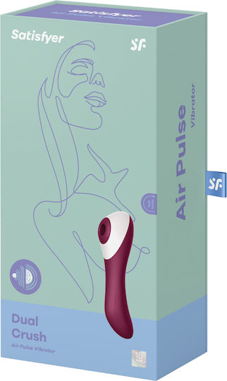 Satisfyer Dual Crush Αναρροφητής Αιδοίου με Δόνηση Violet