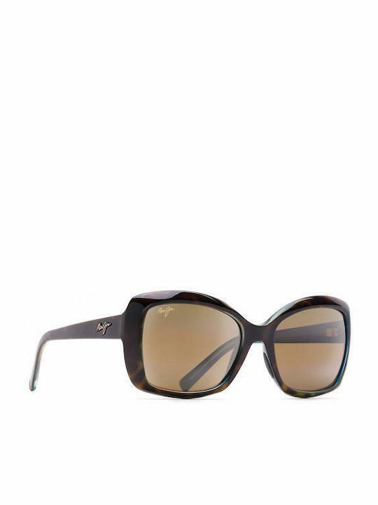 Maui Jim Orchid Polarized Ochelari De Soare Pentru Femei Cu Ramă Maro Din Plastic Și Lentile Maro Polarized