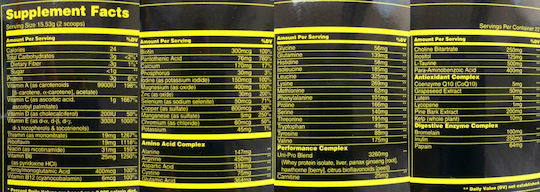 Universal Nutrition Animal PAK Powder Multivitamin für Energie, Stärkung des Immunsystems & die Knochengesundheit Orange 342gr