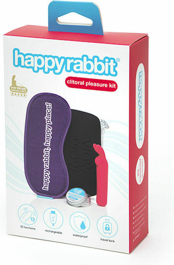Happy Rabbit Mini Κλειτοριδικός Δονητής Clitoral Pleasure 4pcs 11.5cm