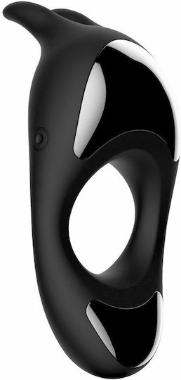 Feelztoys Zeus Dual Vibe Cock Ring Black