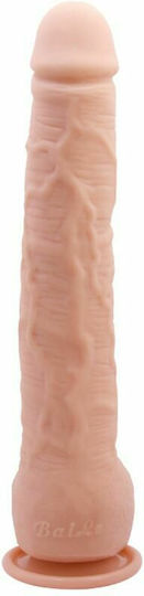 Baile Beautiful Realdeal Lifelike Skin Ρεαλιστικό Dildo με Όρχεις και Βεντούζα Flesh 27cm