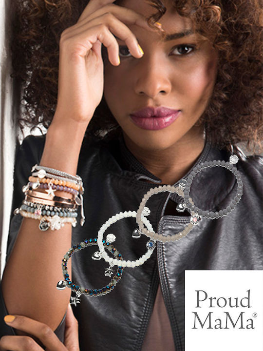 Proud Mama Damen Armband mit Perlen