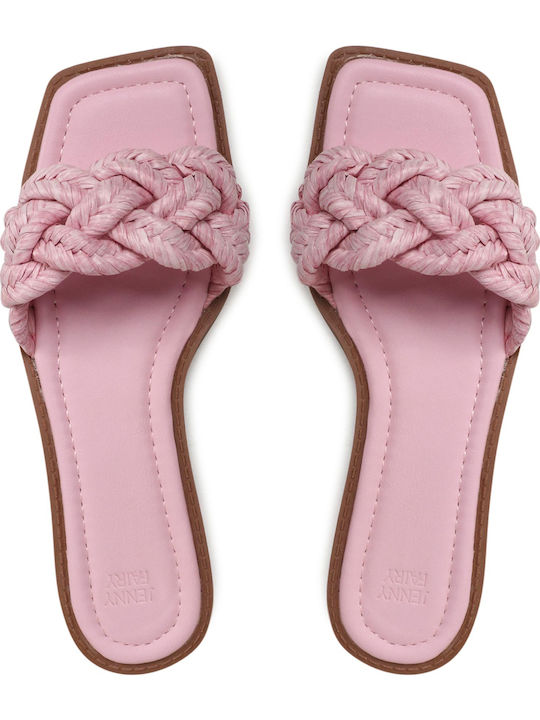 Flache Sandalen für Damen in Rosa Farbe