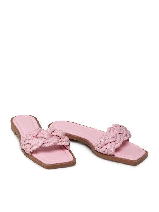 Flache Sandalen für Damen in Rosa Farbe