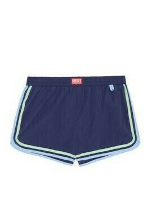 Men's Swimwear Shorts Navy Blue Striped