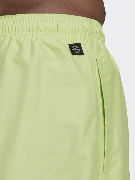Solid Men's Swimwear Shorts Yellow
