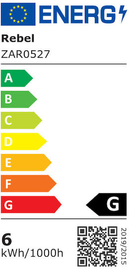 Rebel Λάμπα LED 6W για Ντουί GU5.3 και Σχήμα MR16 Θερμό Λευκό 480lm