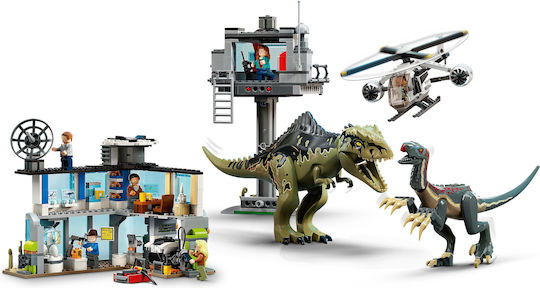 LEGO Jurassic World Giganotosaurus & Therizinosaurus Attack For Ages 9 Plus