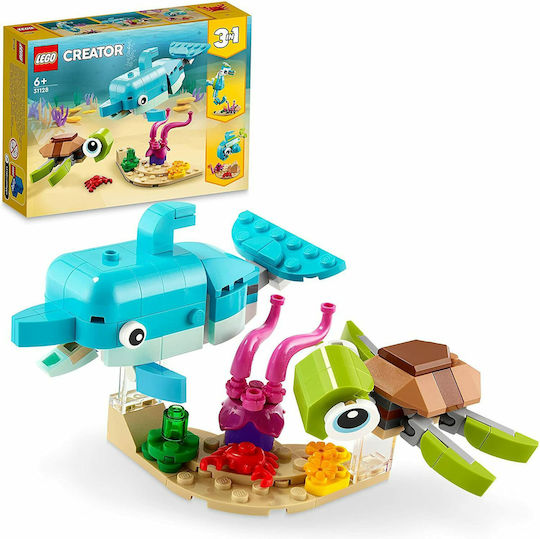 LEGO Creator Dolphin & Turtle για 6+ Ετών 137τμχ