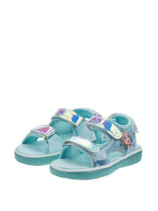 Meridian Kids' Sandals with Velcro & Lights Light Blue