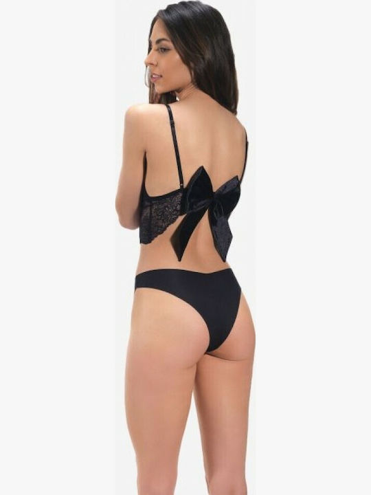 CottonHill Bralette Schwarz