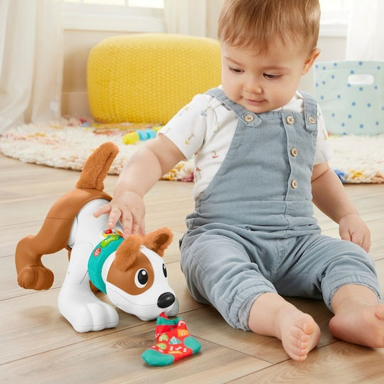 Fisher Price Ζωάκι Σκυλάκι Μπουσουλάκι με Φως και Ήχους για 6+ Μηνών