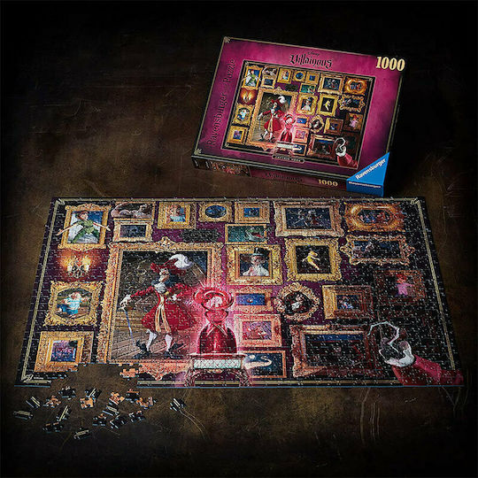 Villainous Captain Hook Puzzle 2D 1000 Teile