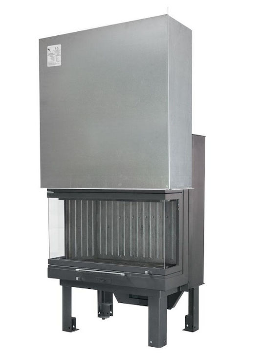 CHytiria Misailidi Eco T-90 45-90 BG Kaminofen Holz 22.8kW Dreiseitige mit Schiebeschranktür
