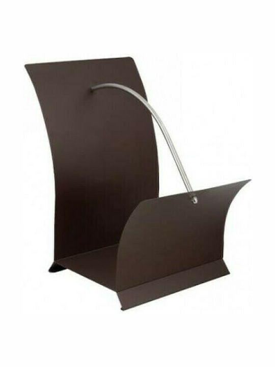 Zogometal N Inox Καλάθι Αποθήκευσης Ξύλων 25x24x44cm Χάλκινο