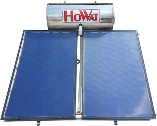 Howat Max Ηλιακός Θερμοσίφωνας 200 λίτρων Inox Τριπλής Ενέργειας με 3τ.μ. Συλλέκτη
