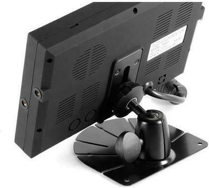 Lampa 7 Inch Rearview Camera Screen for Dashboard Car Connection 4 Cameras 10-32V