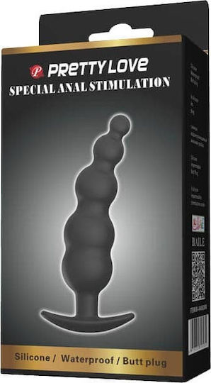 Pretty Love Special Anal Stimulation Πρωκτική Σφήνα Black 12cm