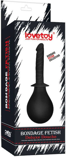 Lovetoy Bondage Fetish Deluxe Douche Πρωκτικό Ντους Black 23.8cm