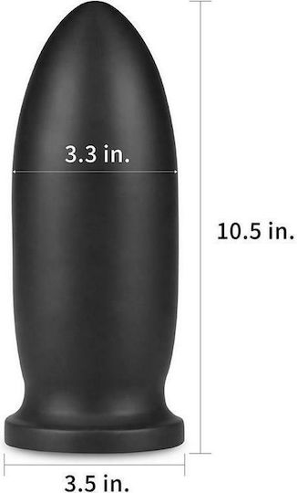 Lovetoy King Sized Anal Bomber Anal Plug Black 26.7cm