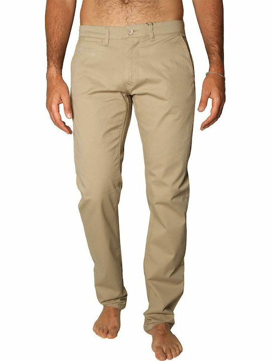 Trousers Chino Elastic Beige