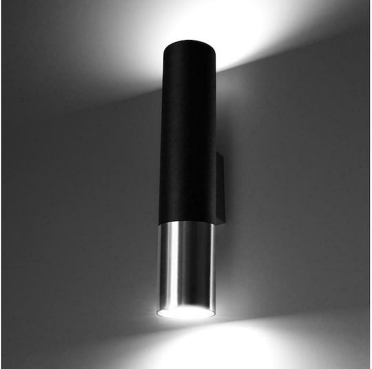 Sollux Loopez Einzel Spot mit Fassung GU10 in Silber Farbe