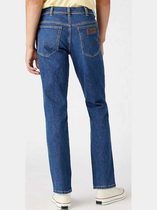 Texas Men's Jeans Pants with Slim Straight Fit Blue
