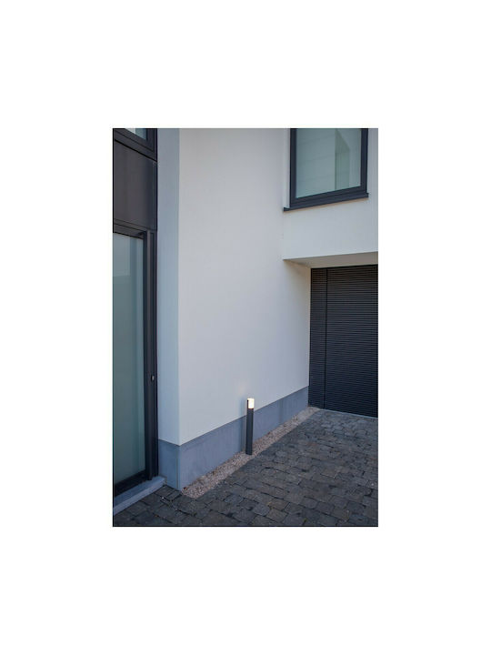 Lutec Cyra Außenstehlampe KLEINE POST LED Außenbereich 8W mit WARMES WEISS Licht IP54 SCHWARZ