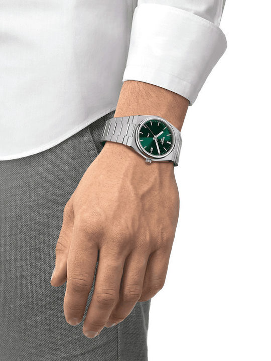 Tissot PRX Men's Watch 40mm Battery with Silver Metal Bracelet