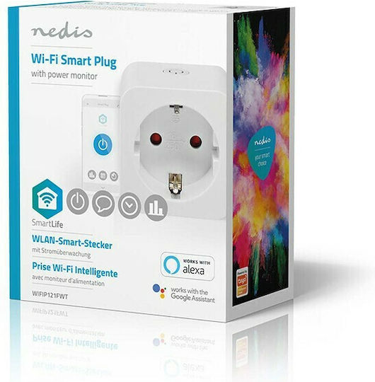 Nedis Smart Einzelne Steckdose mit Schalter