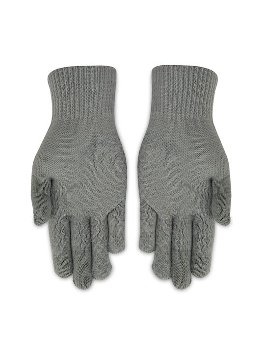 Nike Unisex Knitted Touch Gloves Gray Tech And Grip