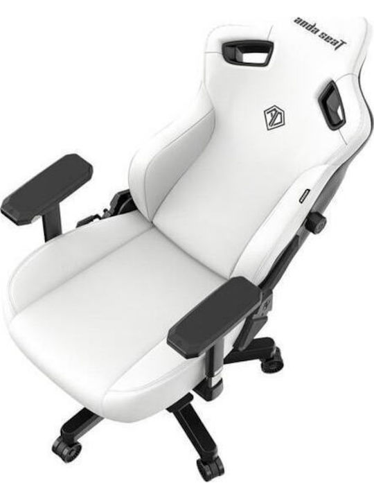 Anda Seat Kaiser 3 XL Artificial Leather Gaming Chair with Adjustable Arms Cloudy White