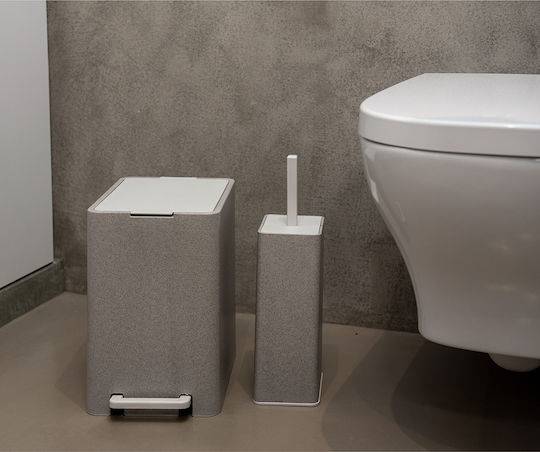 Viomes Kunststoff Mülleimer mit Pedal Beiges 7lt