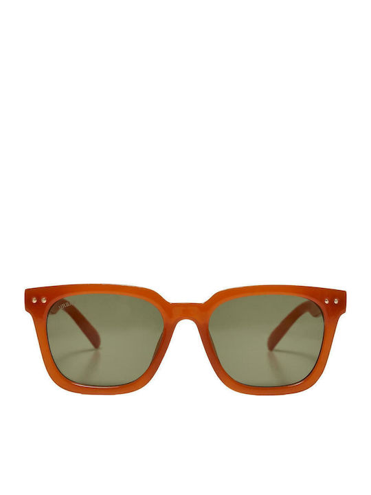 Urban Classics Chicago Women's Sunglasses with Plastic Frame Black / Brown / Light Beige