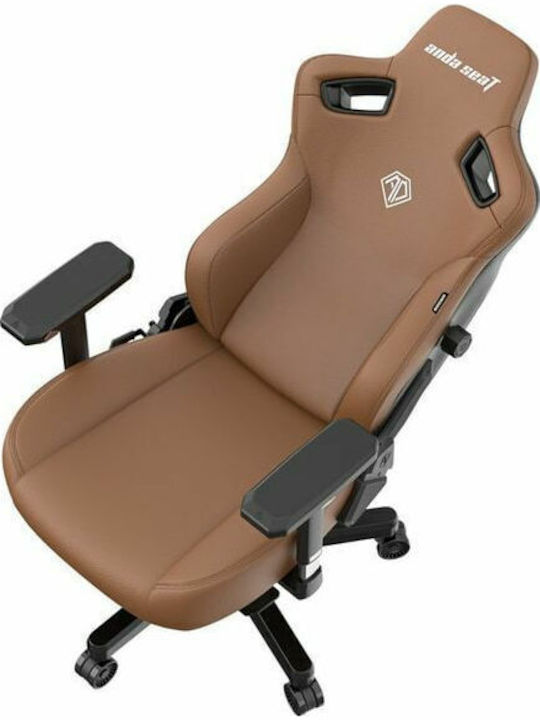 Anda Seat Kaiser 3 XL Καρέκλα Gaming Δερματίνης με Ρυθμιζόμενα Μπράτσα Bentley Brown